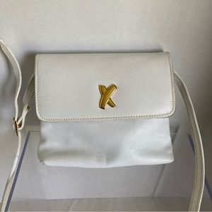 Vintage Paloma Picasso White Purse. See pics for size and overall condition.